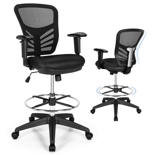 Mesh drafting chair office - chair,